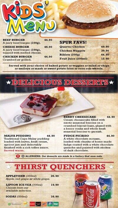 tuscaloosa spur menu menu for tuscaloosa spur springs