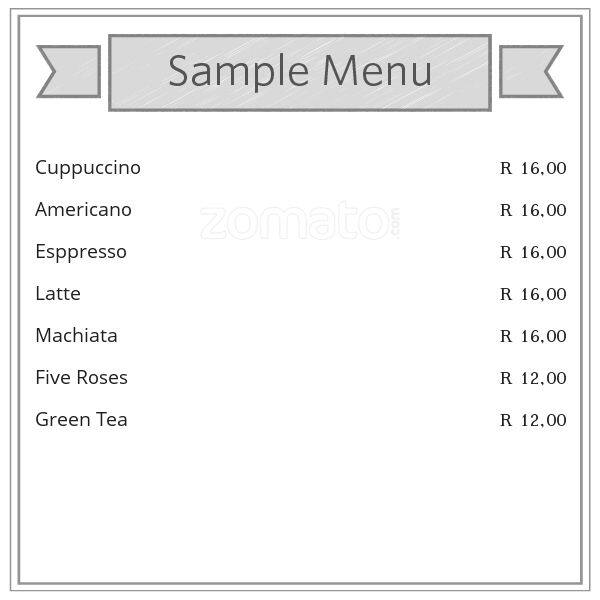 Coffeeshop freedom menu