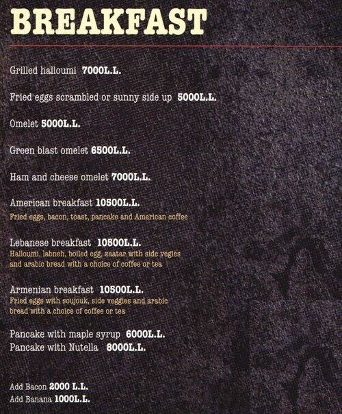Times Cafe Menu, Menu for Times Cafe, Bourj Hammoud, Metn Zomato Lebanon