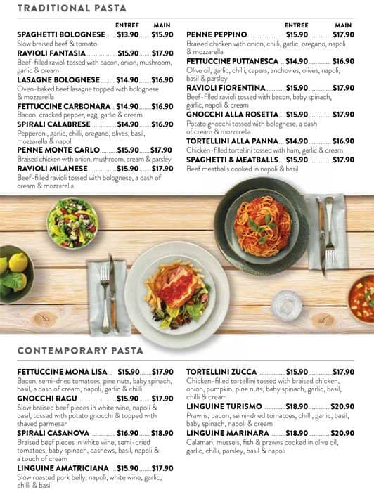 Fasta Pasta Menu, Menu for Fasta Pasta, Caboolture, Brisbane ...