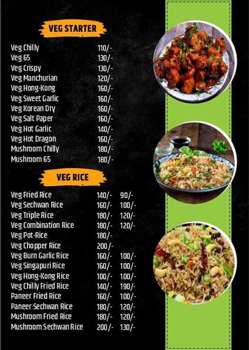 Menu of Bamboos Restaurant, Kalyan, Thane