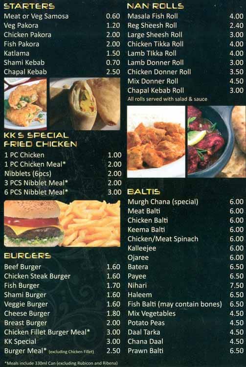 Karachi Kafe Menu, Menu for Karachi Kafe, Sparkbrook, Birmingham Zomato UK