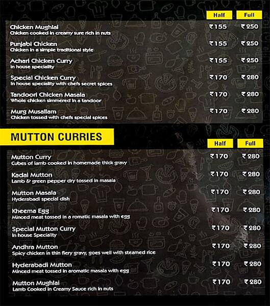 Menu at Step In Eleven To 11, Hyderabad