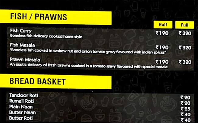 Menu at Step In Eleven To 11, Hyderabad