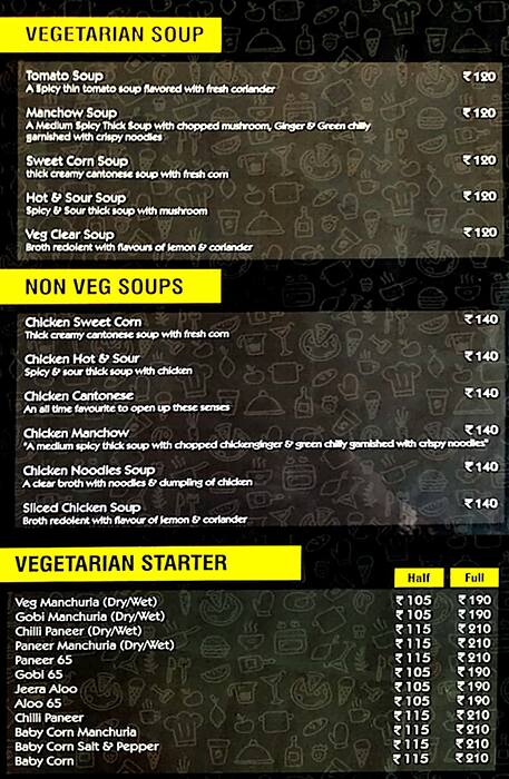 Menu at Step In Eleven To 11, Hyderabad