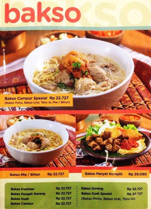  Bakso Lapangan Tembak Senayan Menu Zomato Indonesia