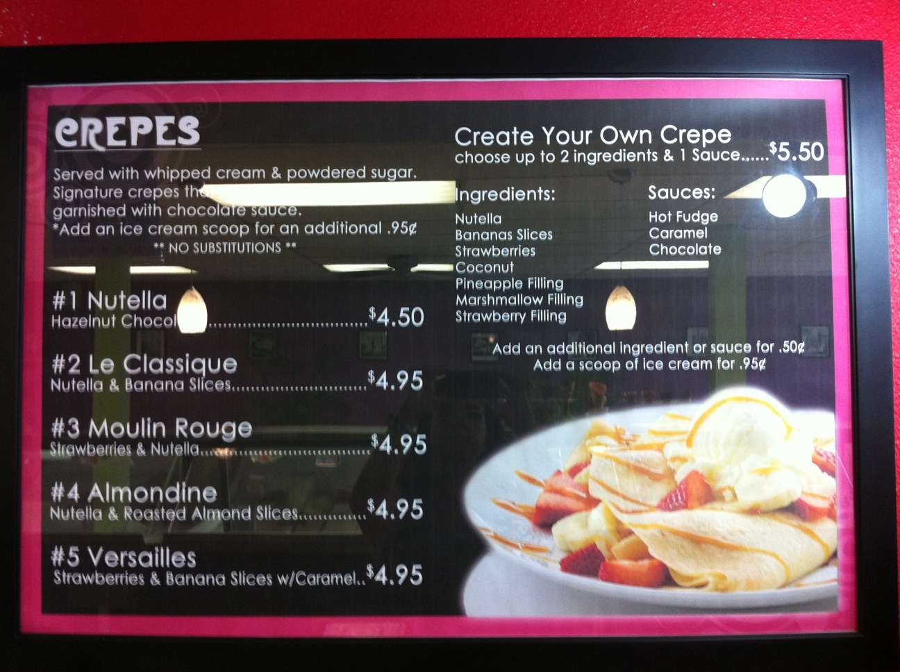 Le Scoop Ice Cream & Treats Menu Urbanspoon/Zomato