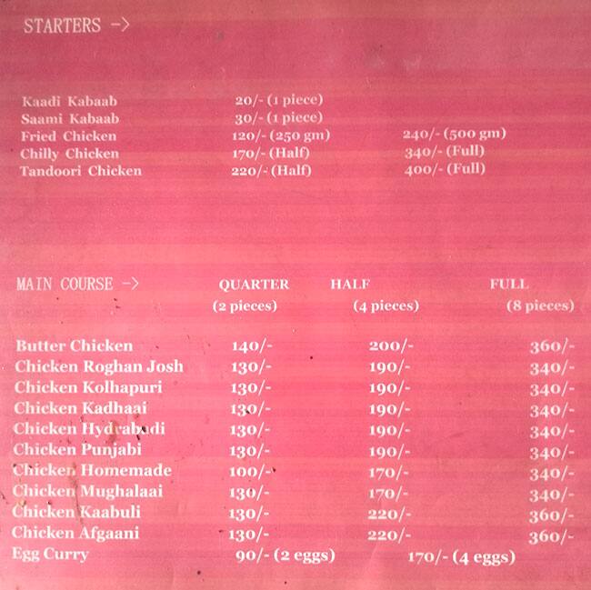 Chicken Lovers Menu Menu For Chicken Lovers Vijay Nagar Indore