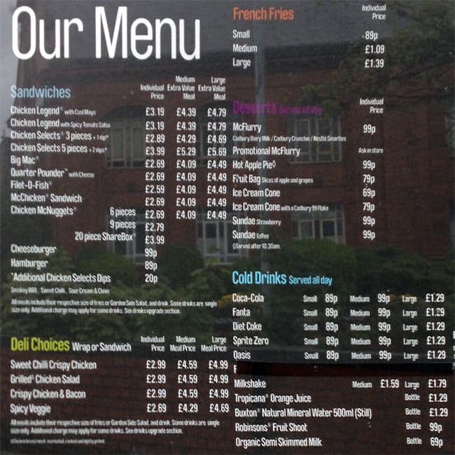 Mcdonalds Breakfast Menu Prices Uk - change comin