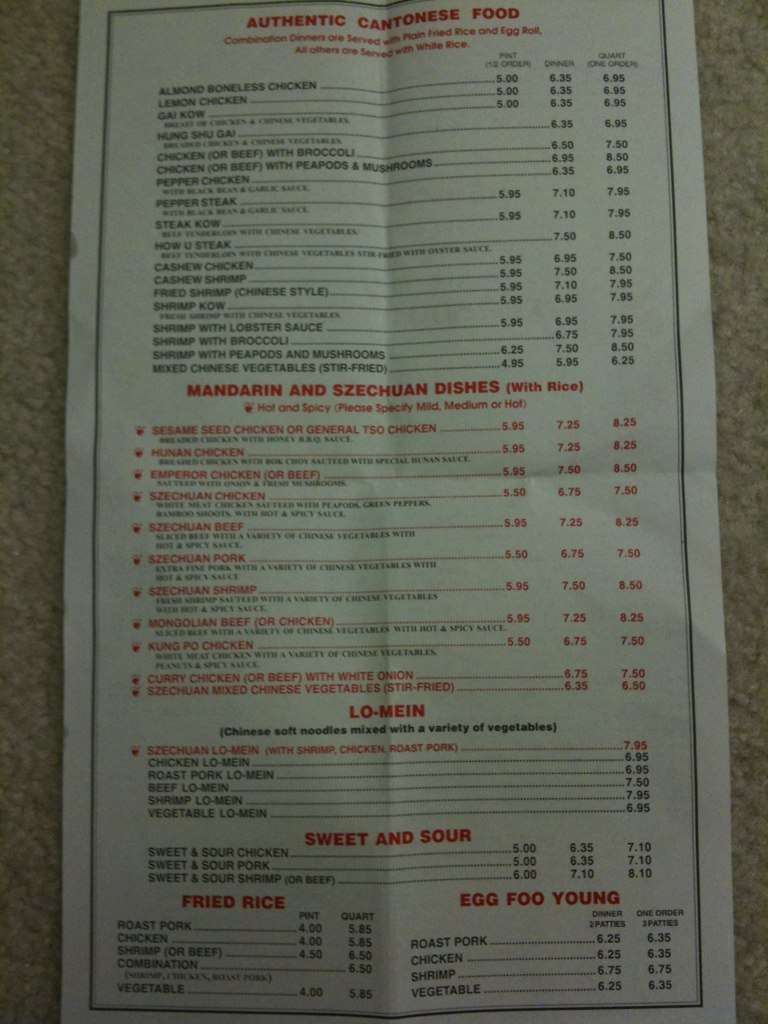 Chinese Gourmet Menu Menu For Chinese Gourmet Sterling Heights Detroit Urbanspoon Zomato