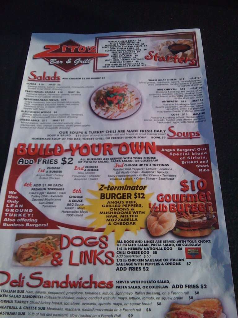 17th Street Bar & Grill Menu Urbanspoon/Zomato