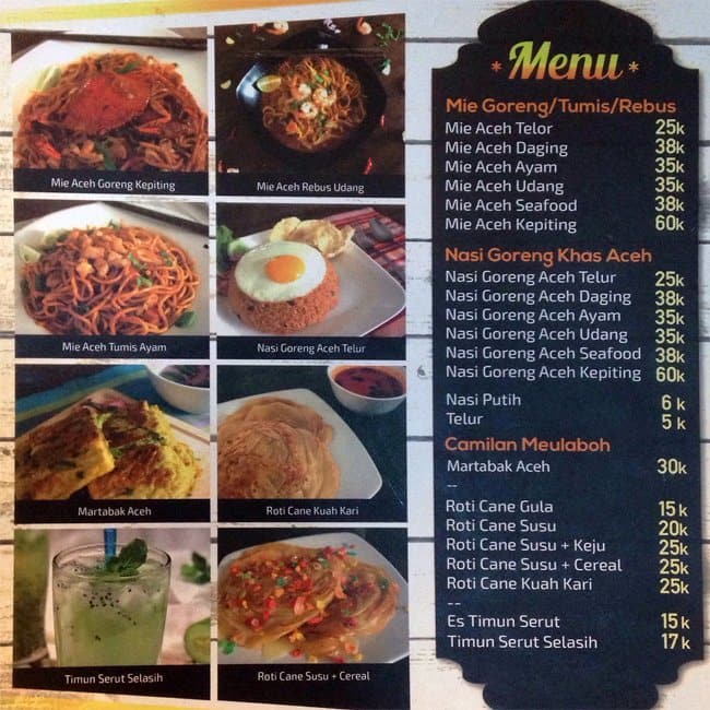 Meulaboh Menu, Menu for Meulaboh, Kampung Melayu, Jakarta - Zomato ...