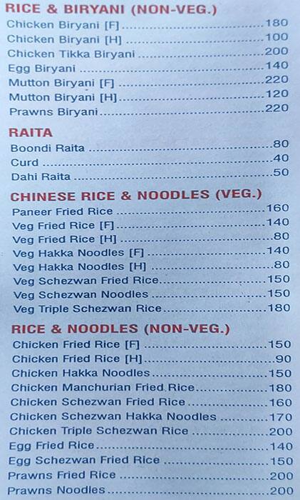 Hotel Satyashram Dinner House - Kalyan West menu