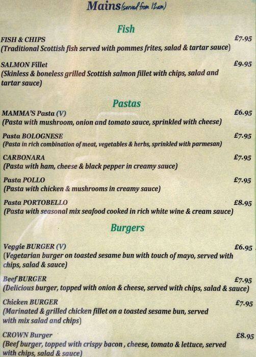 Has Beans menu