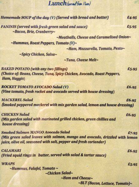 Has Beans menu