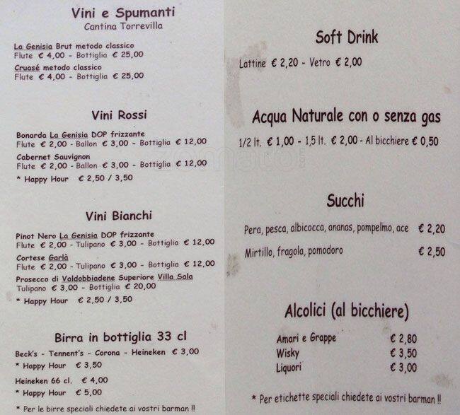 Menu di Pancaffe' Mela Verde 