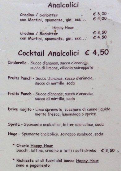 Menu di Pancaffe' Mela Verde 