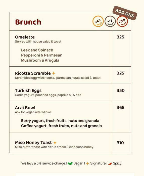 Menu of Potboiler, Hindustan Park, Kolkata