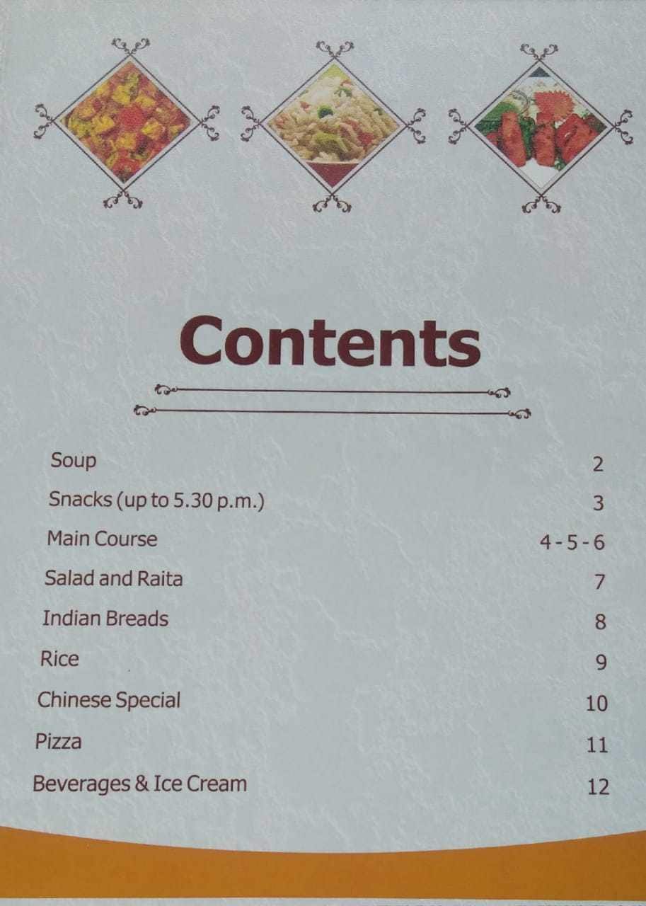 Temptation menu