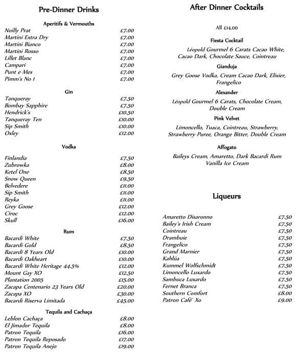 savoy hotel london restaurant menu