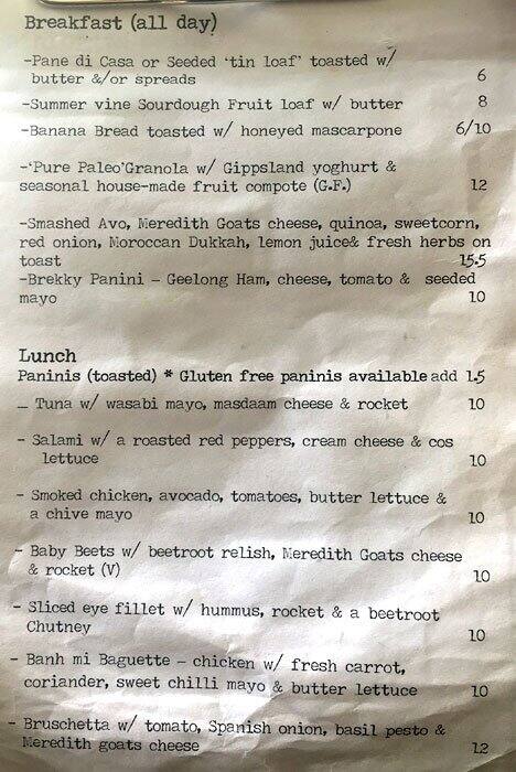 Fuel Coffee   Food Menu, Menu for Fuel Coffee   Food, Geelong CBD ...