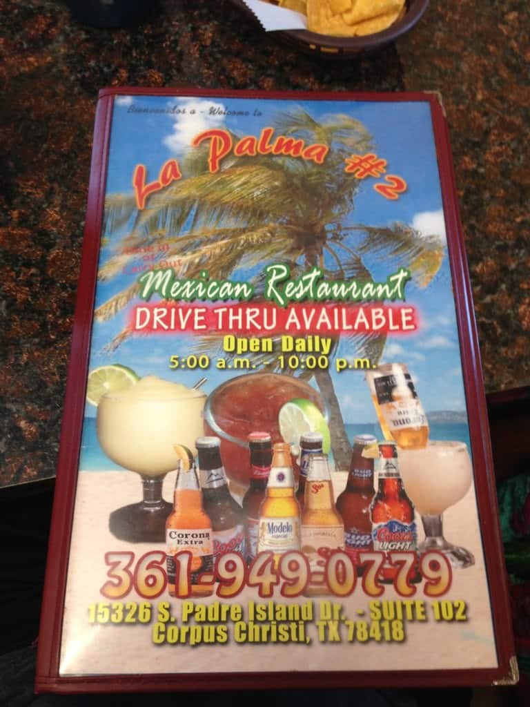 La Palma Mexican Restaurant 2 Menu Urbanspoon Zomato La Palma Mexican Restaurant 2 Corpus Christi Menu