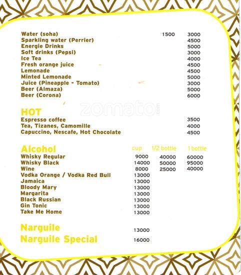 Pops menu