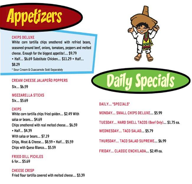 Rudy's Tacos Menu, Menu for Rudy's Tacos, Eldridge, Davenport