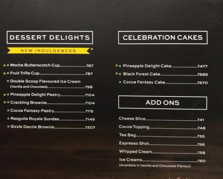 Menu At Cafe Coffee Day Surat Inside Golden Square cafe-coffee-day-calling-out-you-and-your-ride-or-die