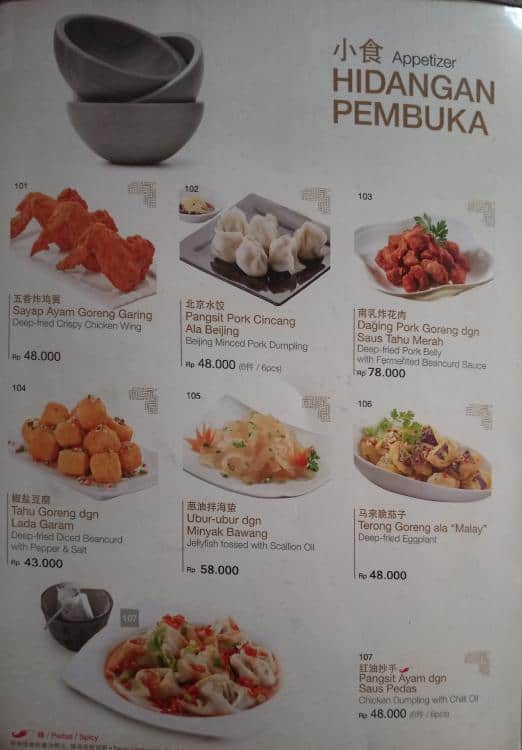 Crystal Jade Menu, Menu for Crystal Jade, SCBD, Jakarta Zomato Indonesia