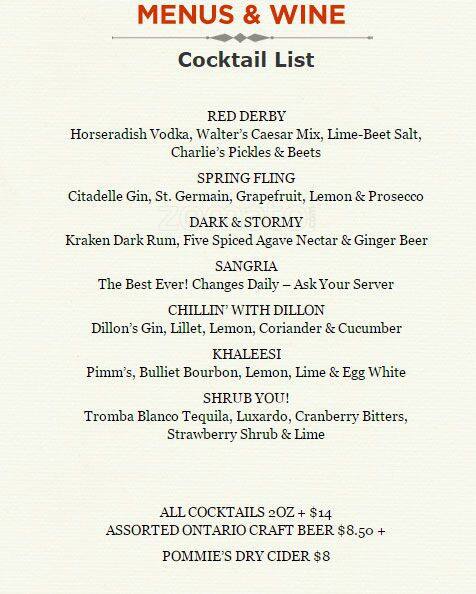 Ruby Watchco menu