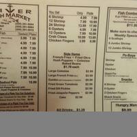 River Fish Market Menu Menu For River Fish Market Tarrant City Birmingham