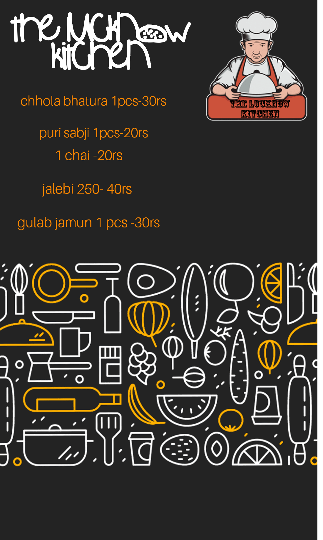 Menu of Lucknow Home Made, Jankipuram, Lucknow