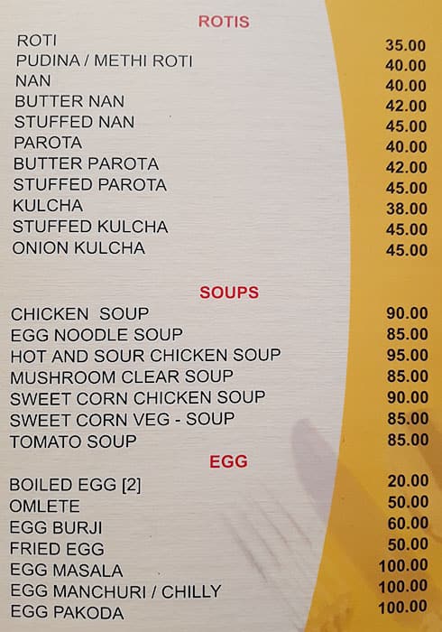 Abhiruchi menu
