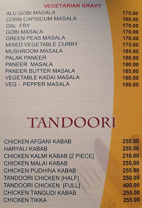Abhiruchi menu