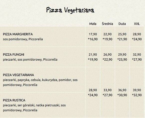 Pizza Dominium menu
