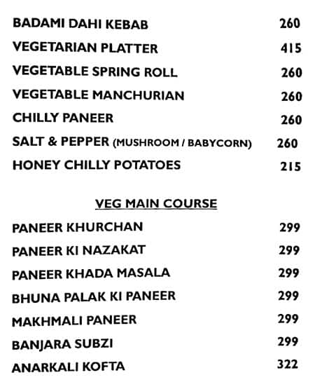 Food Gully By Sarovar menu