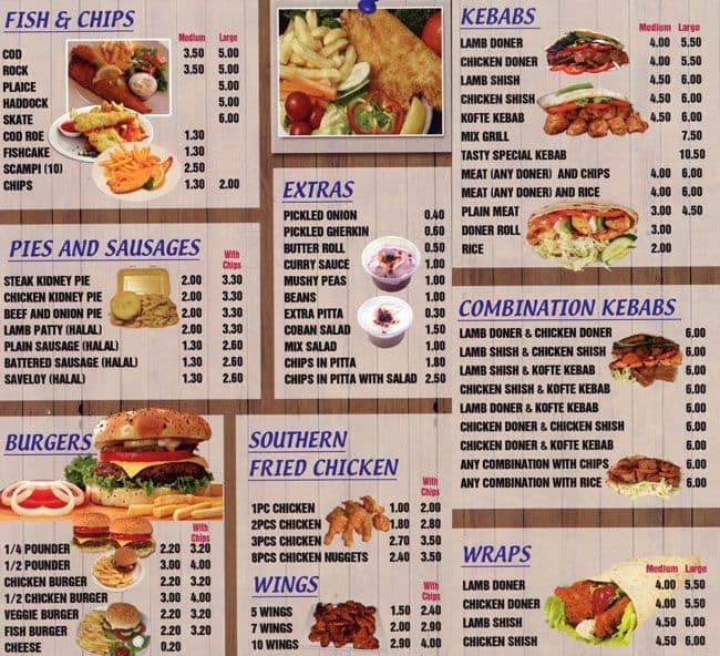 Tasty Fish Bar Menu, Menu for Tasty Fish Bar, Leyton, London Zomato UK