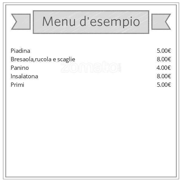 Menu di Caffè Le Tre Vie Sas 