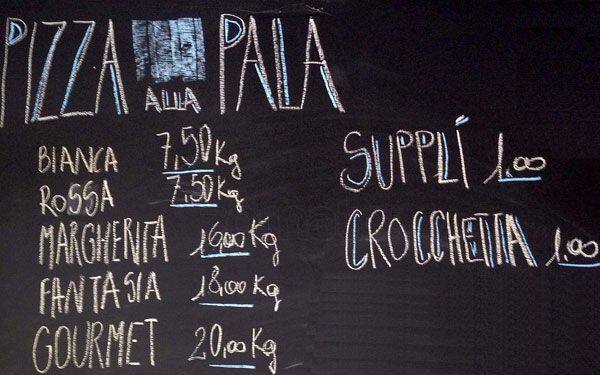 Menu di C'è Pizza per te 