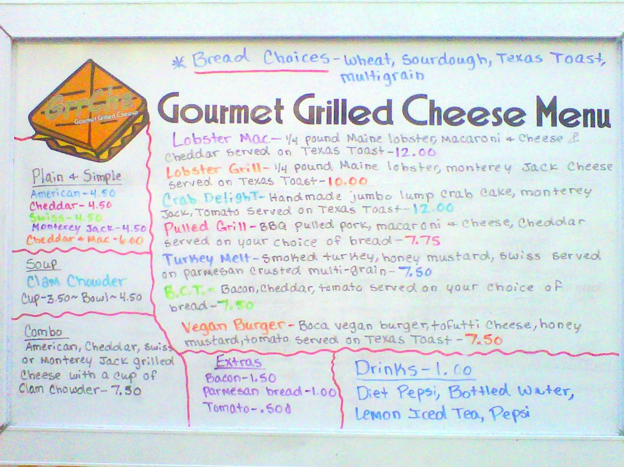 G Ridge Menu Menu at GrrChe, Baltimore, Location varies