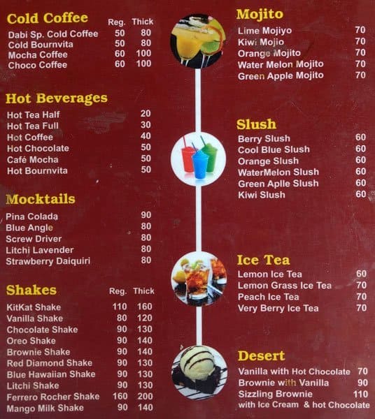 Dabi Coffee Bar Menu, Menu for Dabi Coffee Bar, Bodakdev