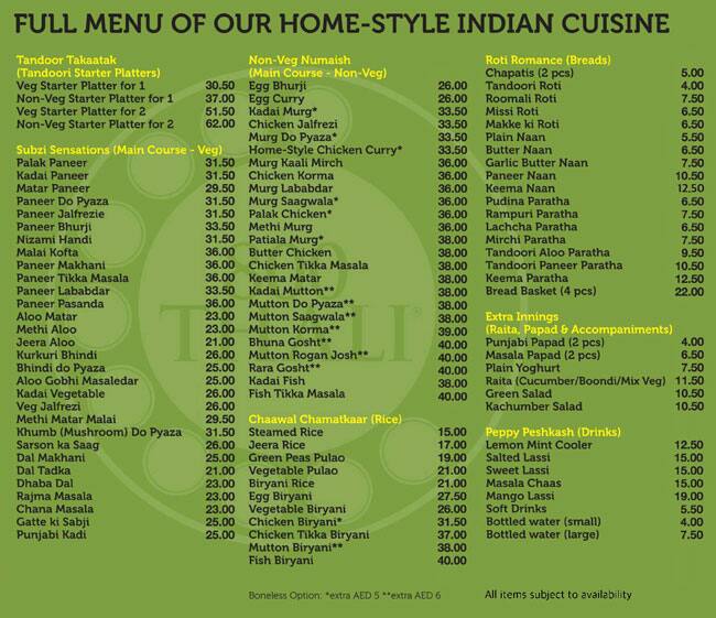 800thali Menu Menu For 800thali Jumeirah Lake Towers Jlt