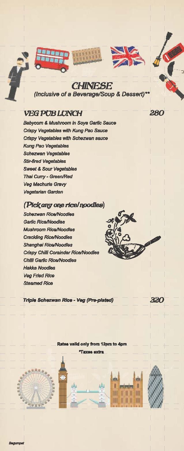 Tds Bhopal menu