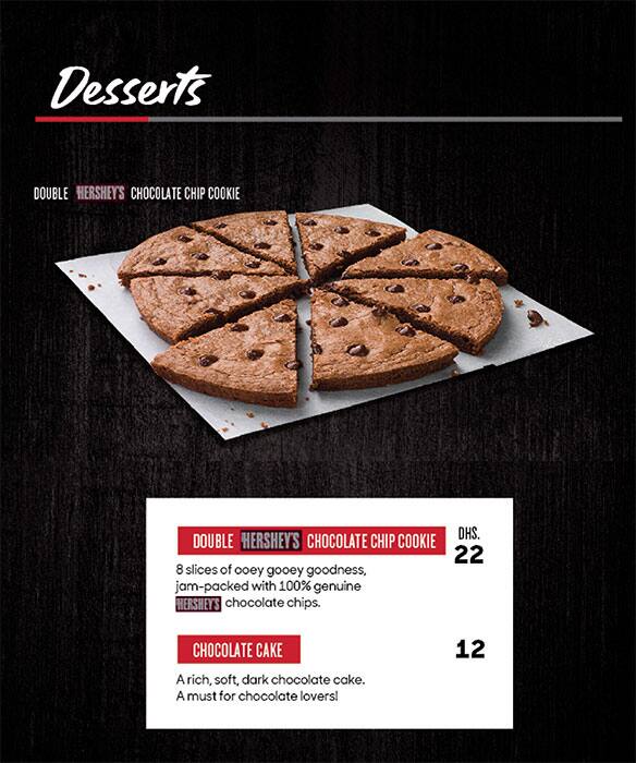 Pizza Hut Menu Menu For Pizza Hut Mussafah Sanaiya Abu Dhabi