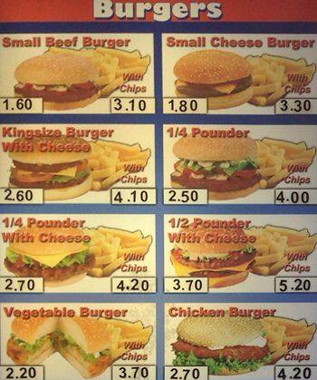 Asya Fish Bar & Kebabs menu