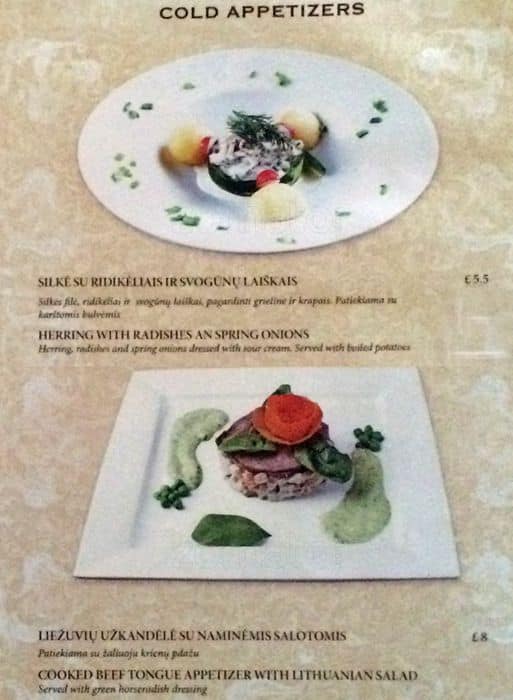 Shepherd's Inn menu