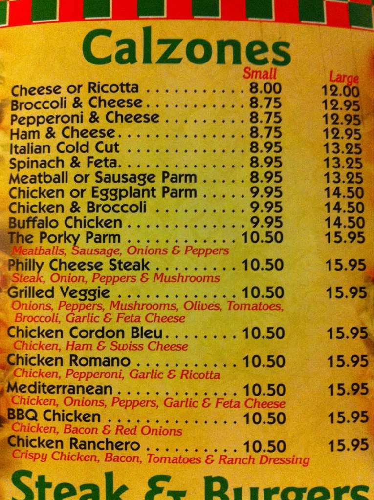 Santoro's Pizza Menu, Menu for Santoro's Pizza, Halifax, Boston