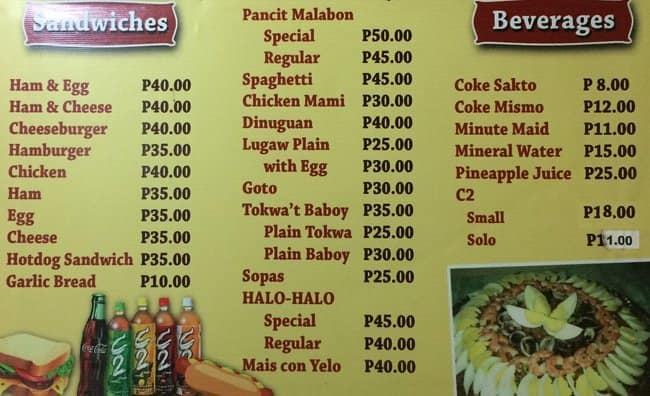 Renia's Special Pancit Malabon Menu - Zomato Philippines