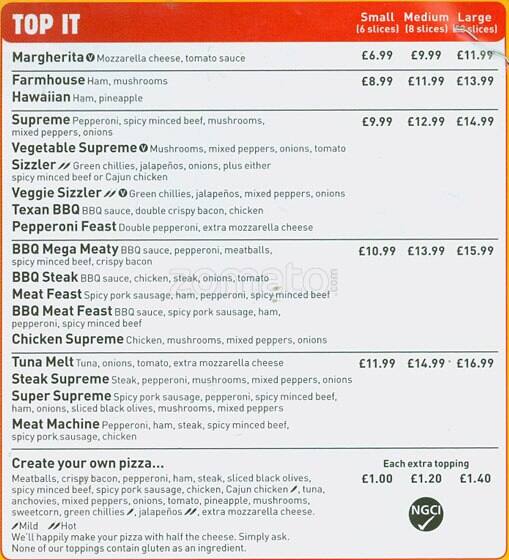 Pizza Hut Manchester Menu at Carolyn Burpee blog